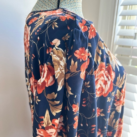 NWT BOOHOO FLORAL RUFFLE SHIFT DRESS SIZE US 20 - Picture 10 of 10